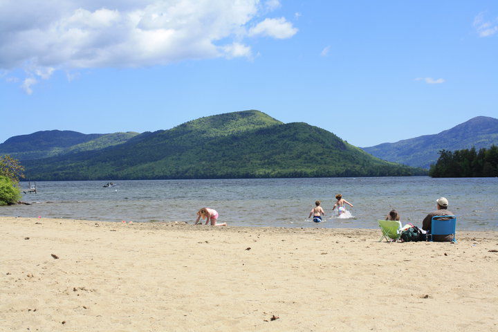 Veterans Memorial Beach and Rogers Memorial Park Beach, Bolton Landing